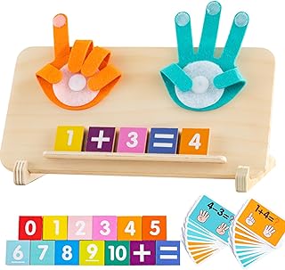 Montessori Toys for 3 4 5 Year Old,Preschool Learning Toys for Toddlers age 2-4,Educational Math manipulatives Number Counting Blocks for Kids,Birthday Christmas Stocking Stuffers for Boys Girls