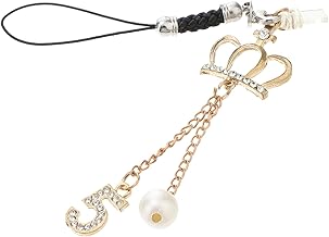 Angoily 1pc Chic Alloy Diamond Phone Pendant Charging Port Decor for Mobile Phones and Tablets Easy to Install