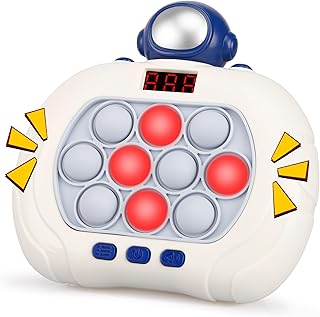 Blackma Pop Game Light Up Fidget Toys for Kids, Handheld Puzzle Game Sensory Toys for 5-7 8-12, Christmas Birthday Gifts for 3-12 Year Old Boys Girls (Astronaut)