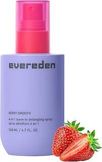 Evereden Kids Detangler Spray: 4-in-1 Leave-In Hair Spray | Detangle, Moisturize & Fight Frizz | Easily Tackle Even the Toughest Knots | Clean & Vegan All types of Hair Product for Kids