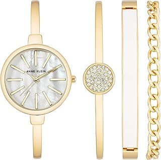 Women's Bangle Watch and Bracelet Set