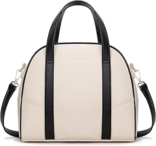 Bowling Purse Dome Satchel Purse for Women Designer Crossbody Bag