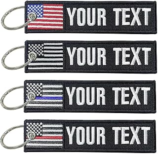 QJS PATCH Customzied Keychain,Personalized Key chain,Key Ring Accessories for Motorcycles,Scooters,Cars and Gifts