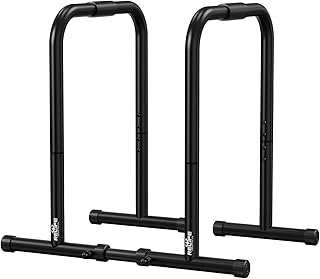RELIFE REBUILD YOUR LIFE Dip Station Functional Heavy Duty Dip Stands Fitness Workout Dip bar Station Stabilizer Parallette Push Up Stand