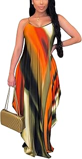 Summer Maxi Dresses for Women 2026 Plus Size Sundresses Casual Fashion Sleeveless Loose Long Sexy Dress with Pockets