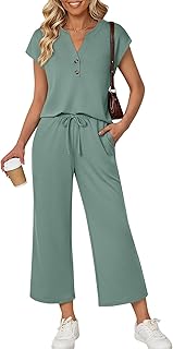 Two Piece Lounge Sets for Women Spring Vacation Beach Travel Airport Outfits Casual Cruise Fashion 2026