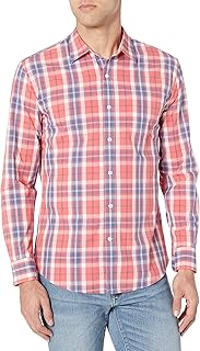 Men's Long-Sleeve Casual Poplin Shirt