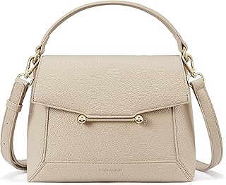 Crossbody Bags for Women Vegan Leather Small Purse with Top Handle Shoulder Handbags for Everyday Use