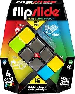 Moose Games Flipslide, Fast-Paced Handheld Puzzle Toy, Gifts for Boys and Girls Ages 8-13, Travel Games, Toys for Teens