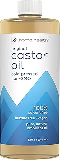 Home Health Original Castor Oil, Promotes Healthy Hair And Skin, Natural Skin Moisturizer - Pure, Cold Pressed, Non-GMO, Hexane-Free, Solvent-Free, Paraben-Free, Vegan - 32 fl oz
