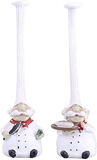 Chef Figurine, Creative Kitchen Decor, Space Saving Chef Figure Decor House Restaurant Cafe Decorative Accessories Gift for Home