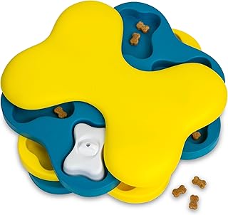 Outward Hound by Nina Ottosson Dog Tornado – Interactive Treat Puzzle Enrichment Toy, 3 Spinning Layers, Level 2 Intermediate