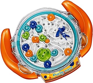 JRD&BS WINL The Ultimate Mind Puzzles for Ages 8-10 Challenge 3D Maze Game Brain Teaser Puzzles Toys for Children Teens and Adult Fun Travel Game for Kids Toys Labyrinth Game Marble Maze (Orange)
