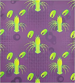 Lobsters Yellow Green Purple Home Kitchen Decoration for Home Kitchen Appliance Decor 23 in W x 26 in H