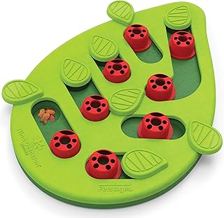 Catstages Nina Ottosson Buggin' Out Puzzle & Play – Interactive Cat Puzzle Feeder for Indoor Cats, 16 Hidden Treat Compartments, Slow Feeder, Durable & Easy-Clean, 13in x 9.5in