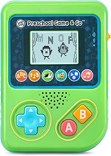 LeapFrog Preschool Game and Go Handheld Video Game Toy, Green
