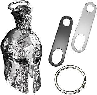 Guardian Angel Motorcycle Bell Good Luck Keychain & Drive Safe Pendant Accessories for Men Women Riding Safety