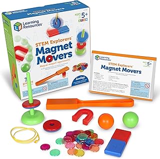 Learning Resources STEM Explorers Magnet Movers - Science For Kids Sensory Bin, Critical Thinking, Fine Motor Toys, Classroom Math Supplies, Homeschool Crafts, Educational Games, Birthday Gift