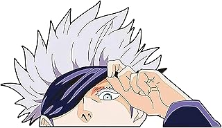 Gojo Anime Vinyl Decal Sticker 5 X 3 Inch for Cars, Trucks, Motorcycles, Boats, Laptops, Tablets & Skateboard SS&Ds - 1007